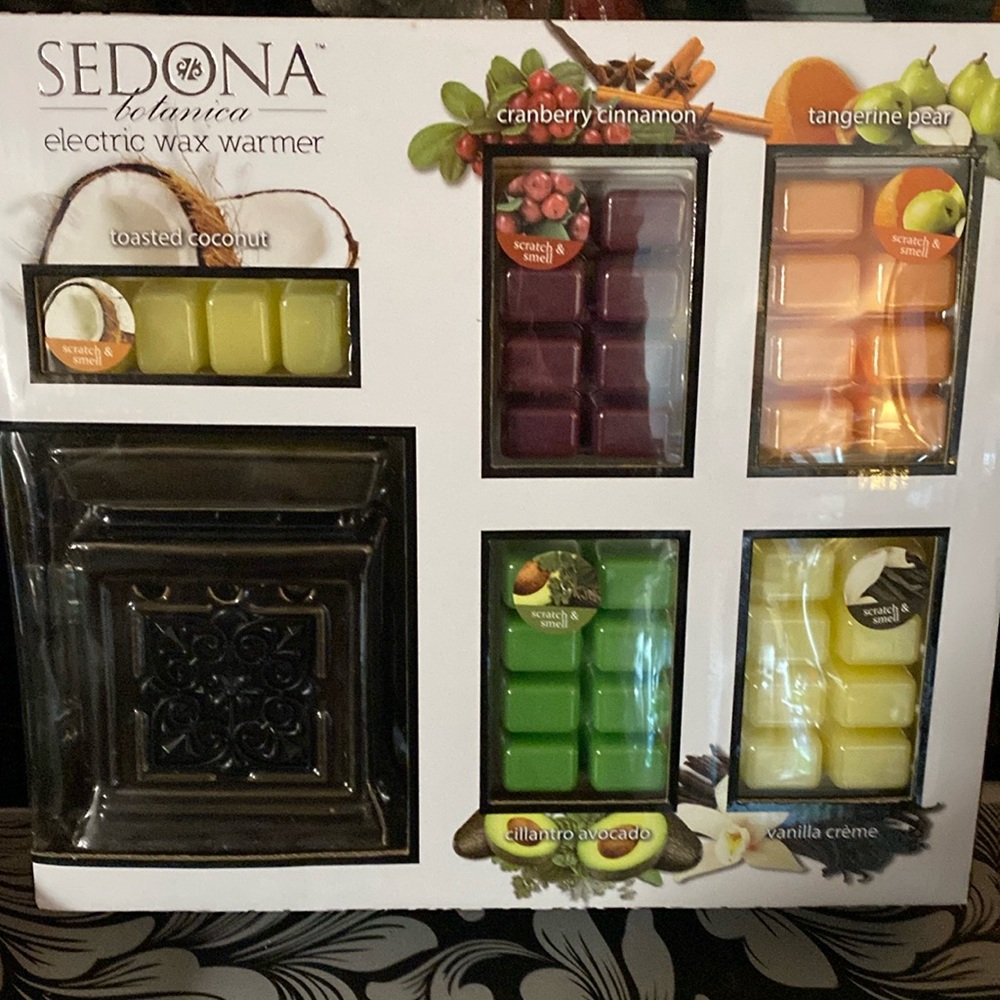 Sedona Botanical Electric Wax Warmer with Wax NIB